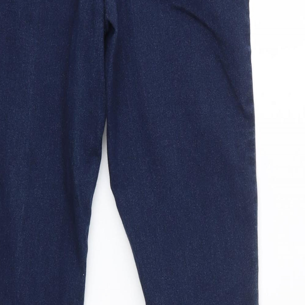 Pull&Bear Womens Blue  Cotton Skinny Jeans Size 16 L28 in Regular