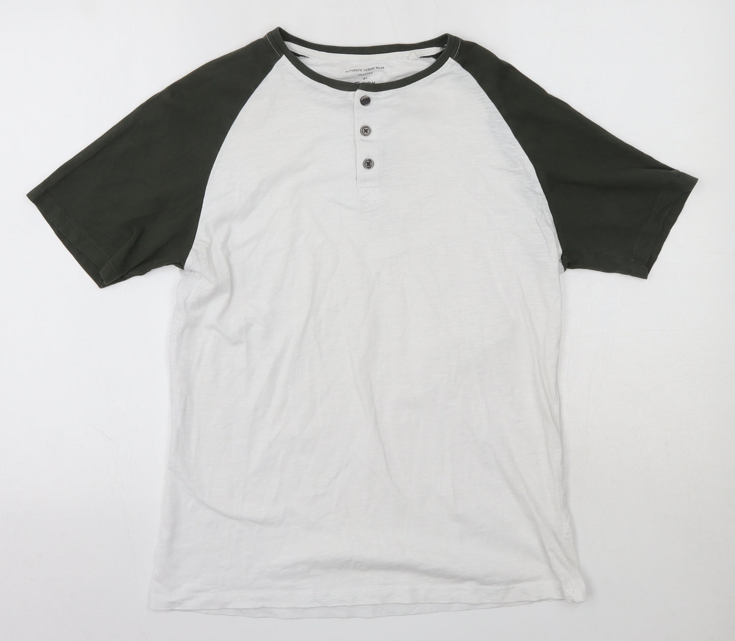 Matalan Mens Multicoloured  Cotton  T-Shirt Size S Round Neck