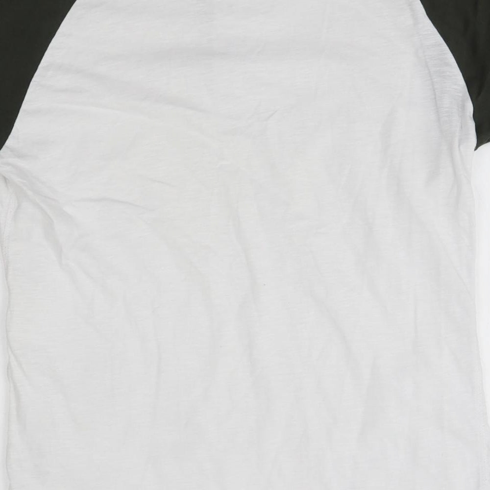 Matalan Mens Multicoloured  Cotton  T-Shirt Size S Round Neck