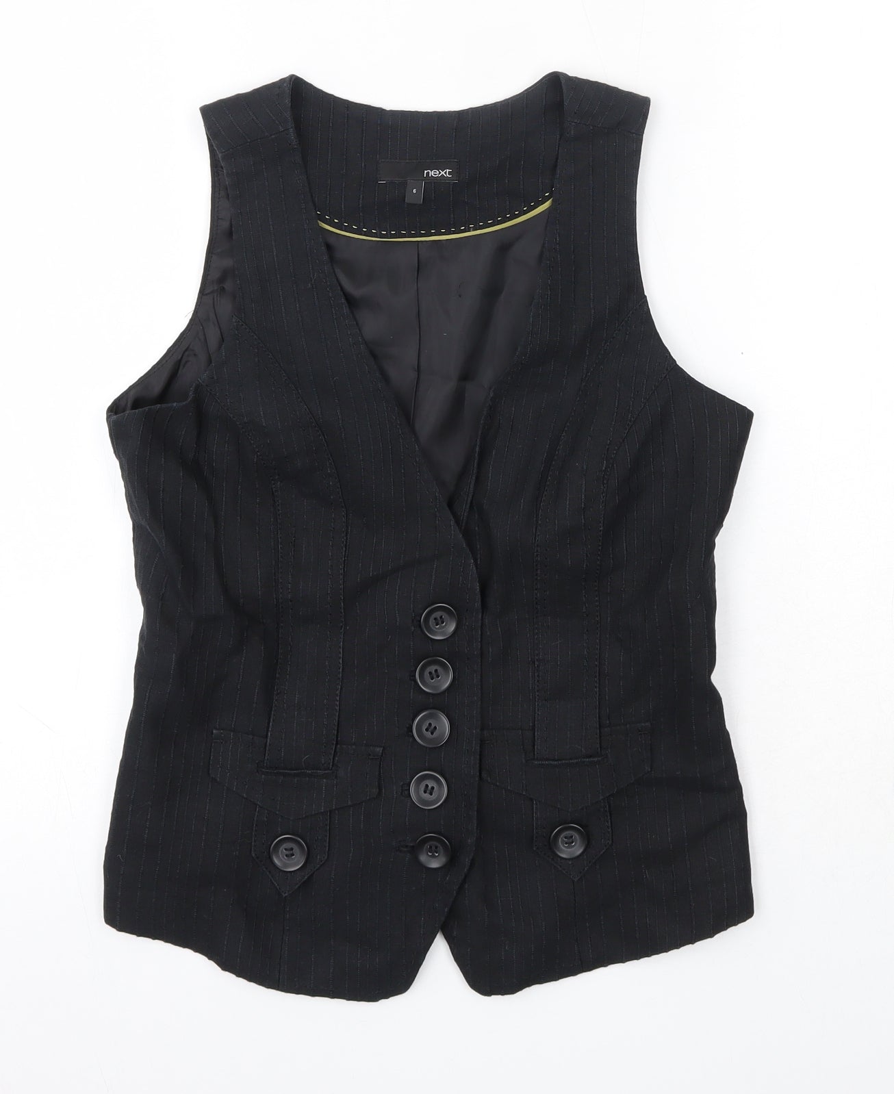 NEXT Womens Black   Jacket Waistcoat Size 6