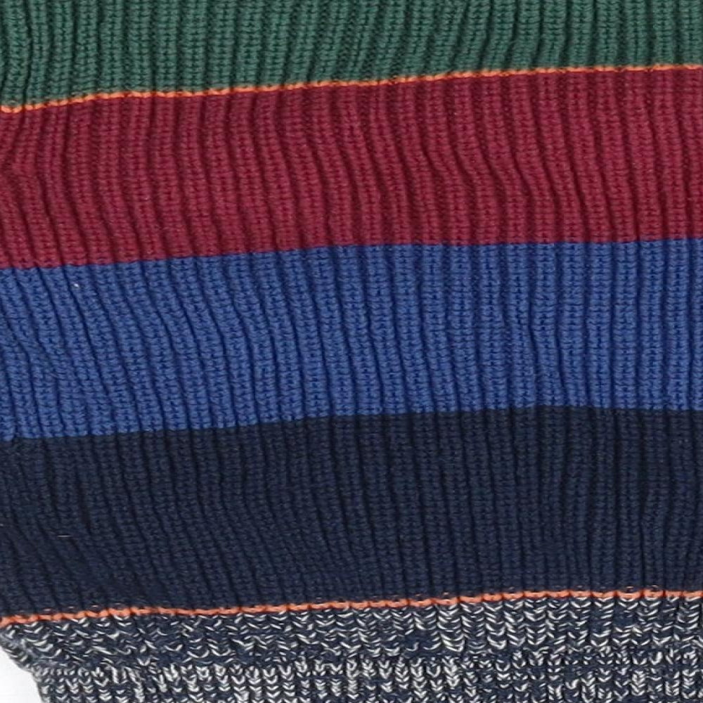 F&F Baby Multicoloured Striped Cotton Pullover Jumper Size 12-18 Months