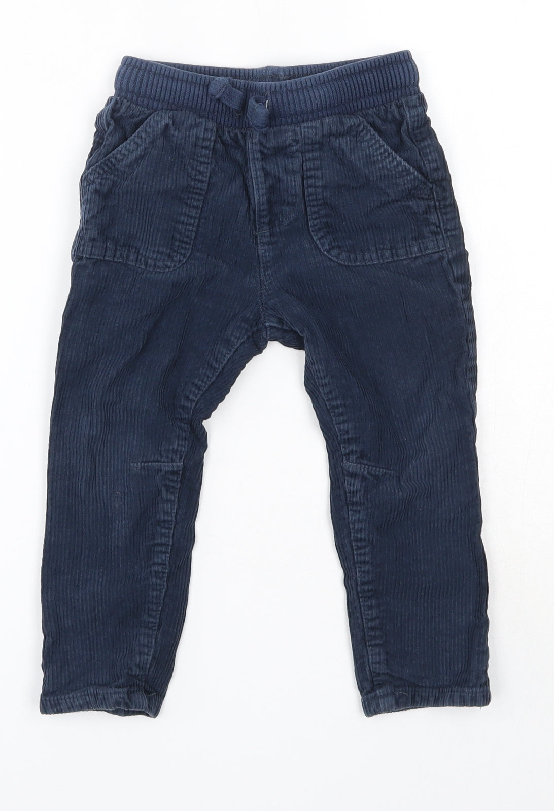 TU Baby Blue  100% Cotton Jogger Trousers Size 18-24 Months