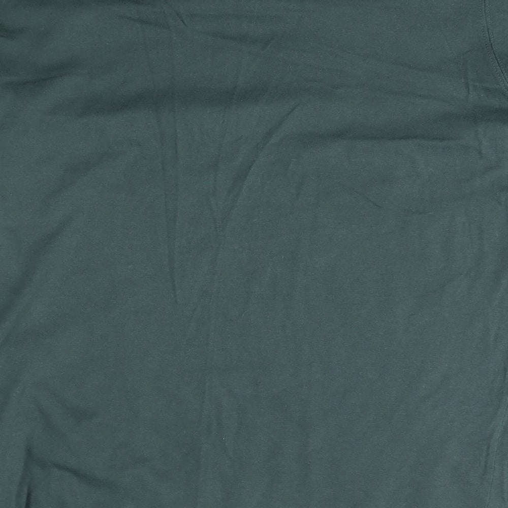 BHS Mens Green  Cotton  T-Shirt Size M Round Neck