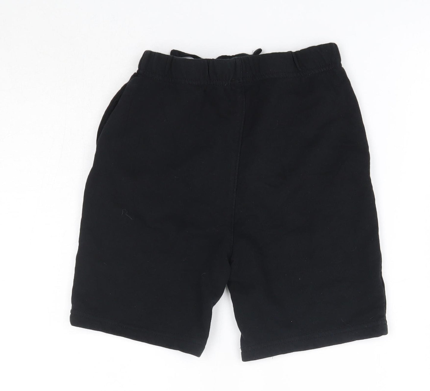 George Boys Black  Cotton Sweat Shorts Size 6-7 Years  Regular