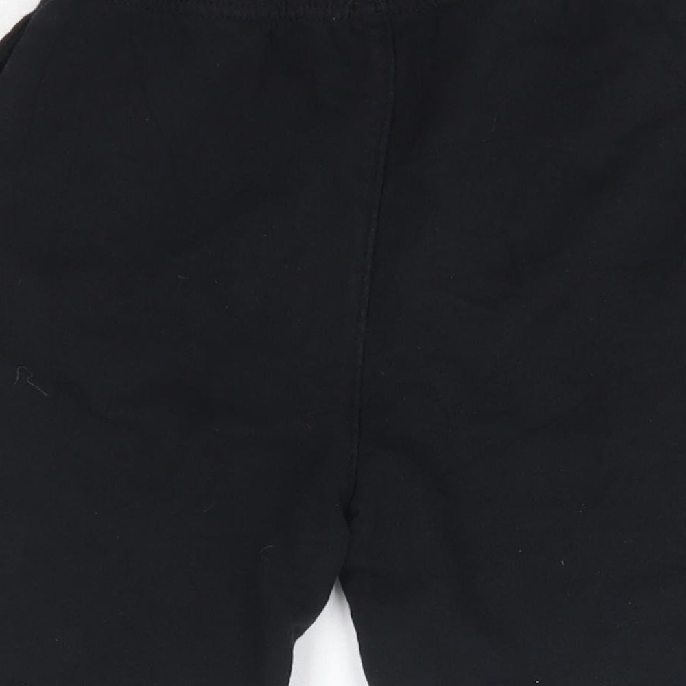 George Boys Black  Cotton Sweat Shorts Size 6-7 Years  Regular