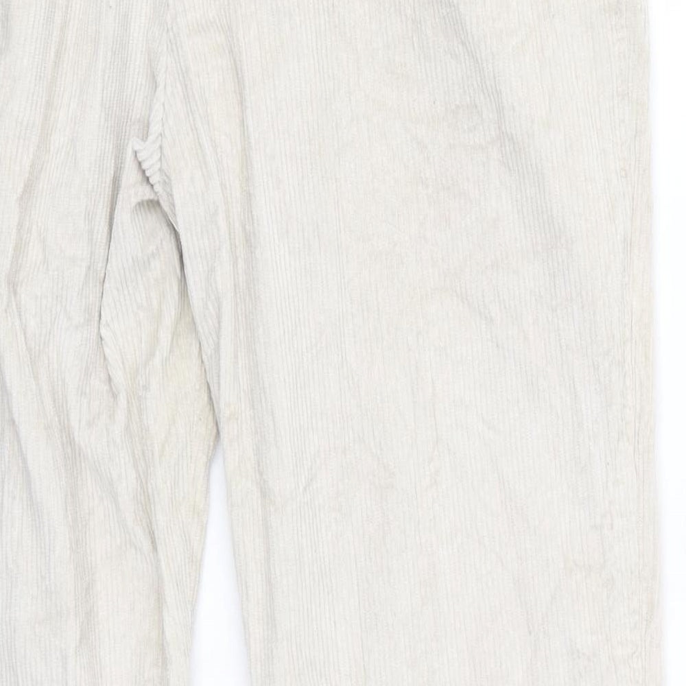 Mason Mens Ivory  Cotton Trousers  Size 34 in L28 in Regular