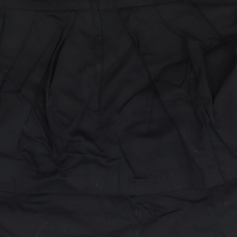 New Look Womens Black  Cotton Straight & Pencil Skirt Size 8