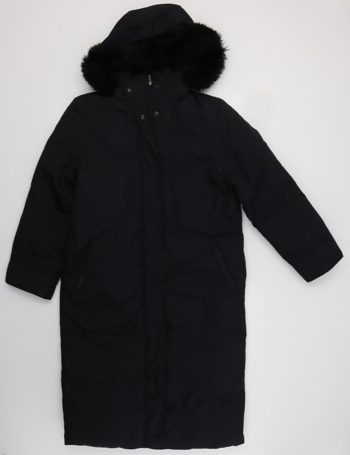 Lauren Ralph Lauren Womens Black   Parka Coat Size M  Zip