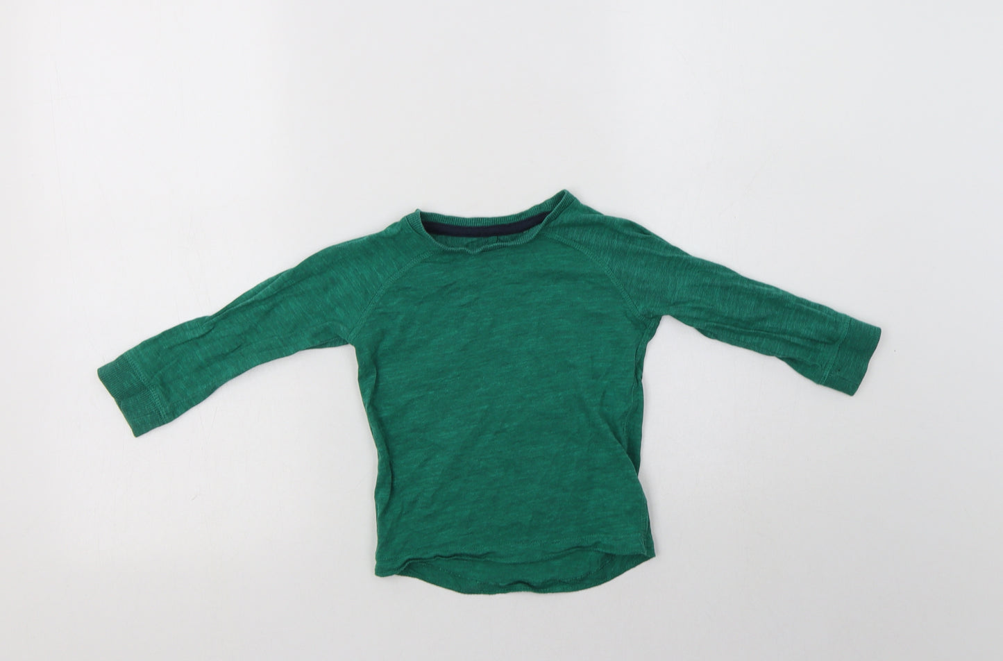 NEXT Baby Green  Cotton Basic T-Shirt Size 18-24 Months Crew Neck