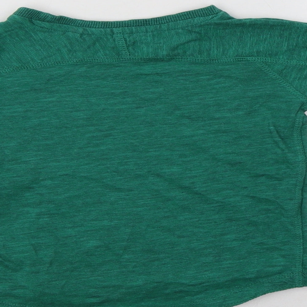 NEXT Baby Green  Cotton Basic T-Shirt Size 18-24 Months Crew Neck