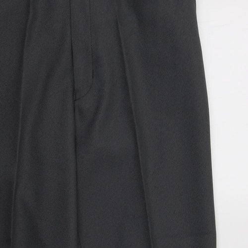 Carabou Mens Grey  Polyester Dress Pants Trousers Size 36 L27 in Regular Button