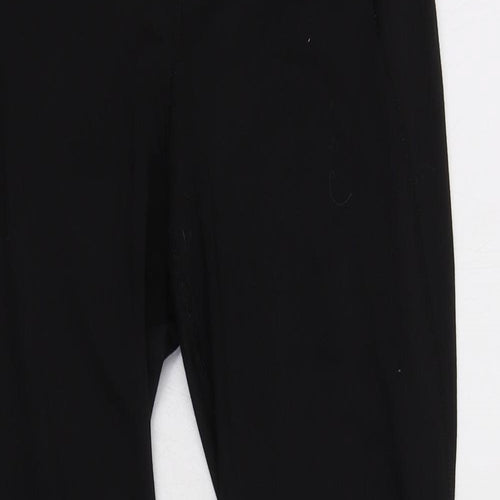 H&M Womens Black  Polyester Compression Leggings Size S L27 in Regular