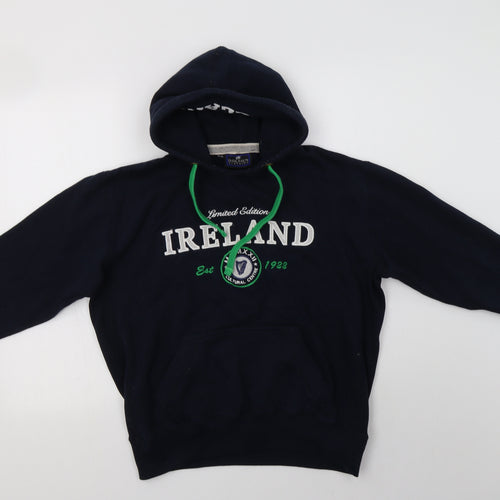 Dolmen Boys Blue  Cotton Pullover Hoodie Size 10-11 Years   - Ireland