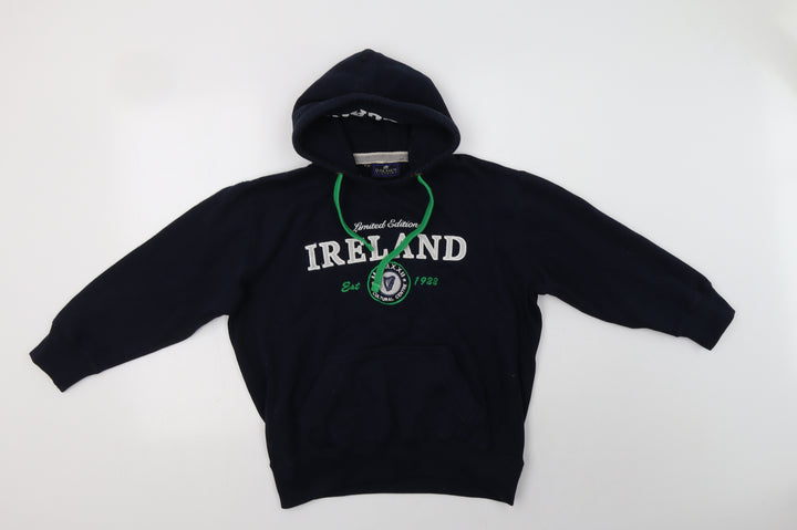 Dolmen Boys Blue  Cotton Pullover Hoodie Size 10-11 Years   - Ireland