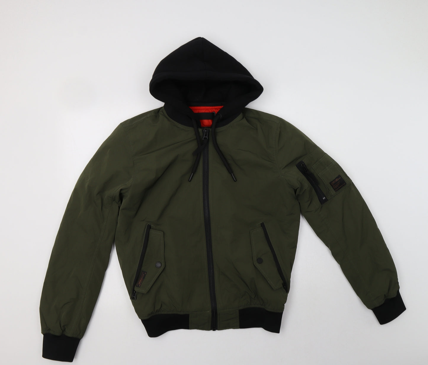 Superdry Mens Green   Bomber Jacket Jacket Size M  Zip