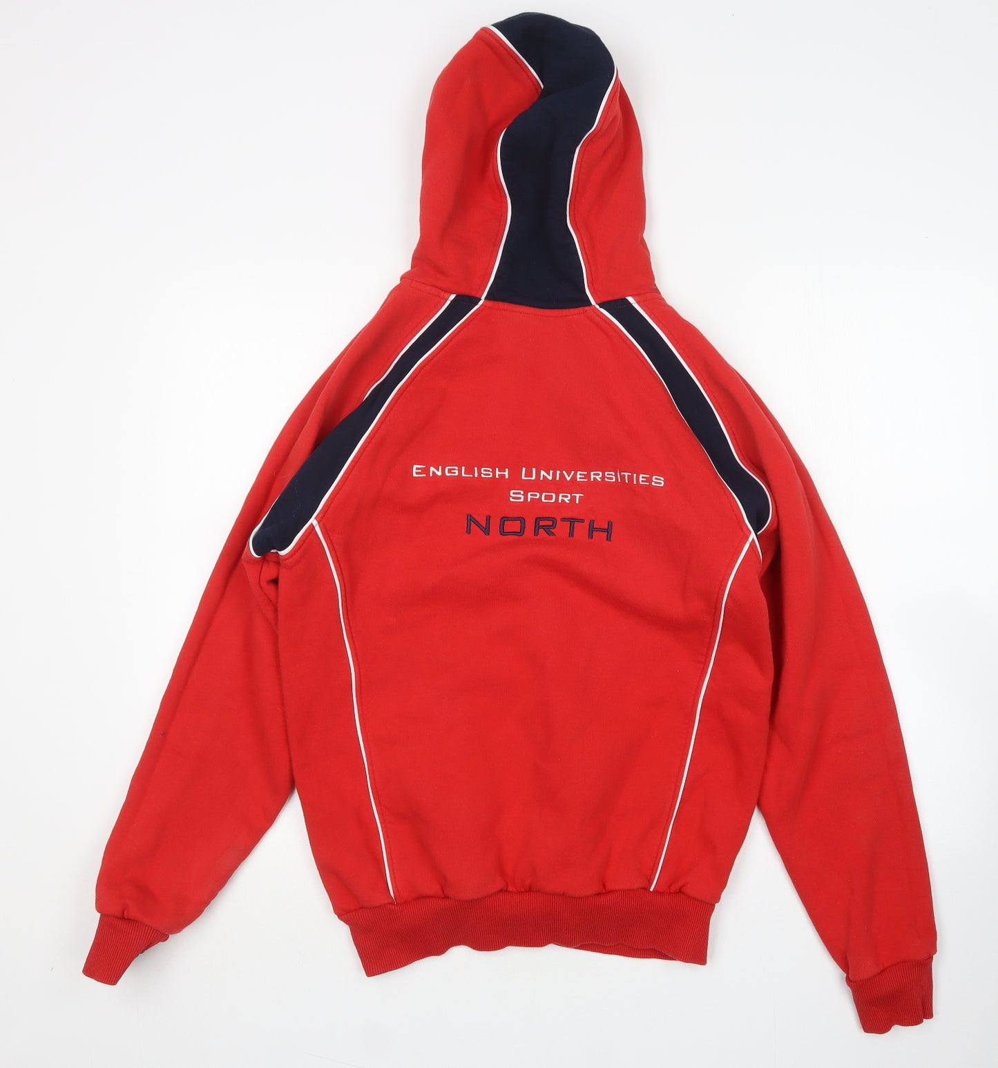 Viper 10 Mens Red  Cotton Pullover Hoodie Size M