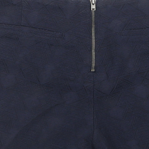 Staring at Stars Womens Blue Argyle/Diamond Cotton Hot Pants Shorts Size L L3 in Regular