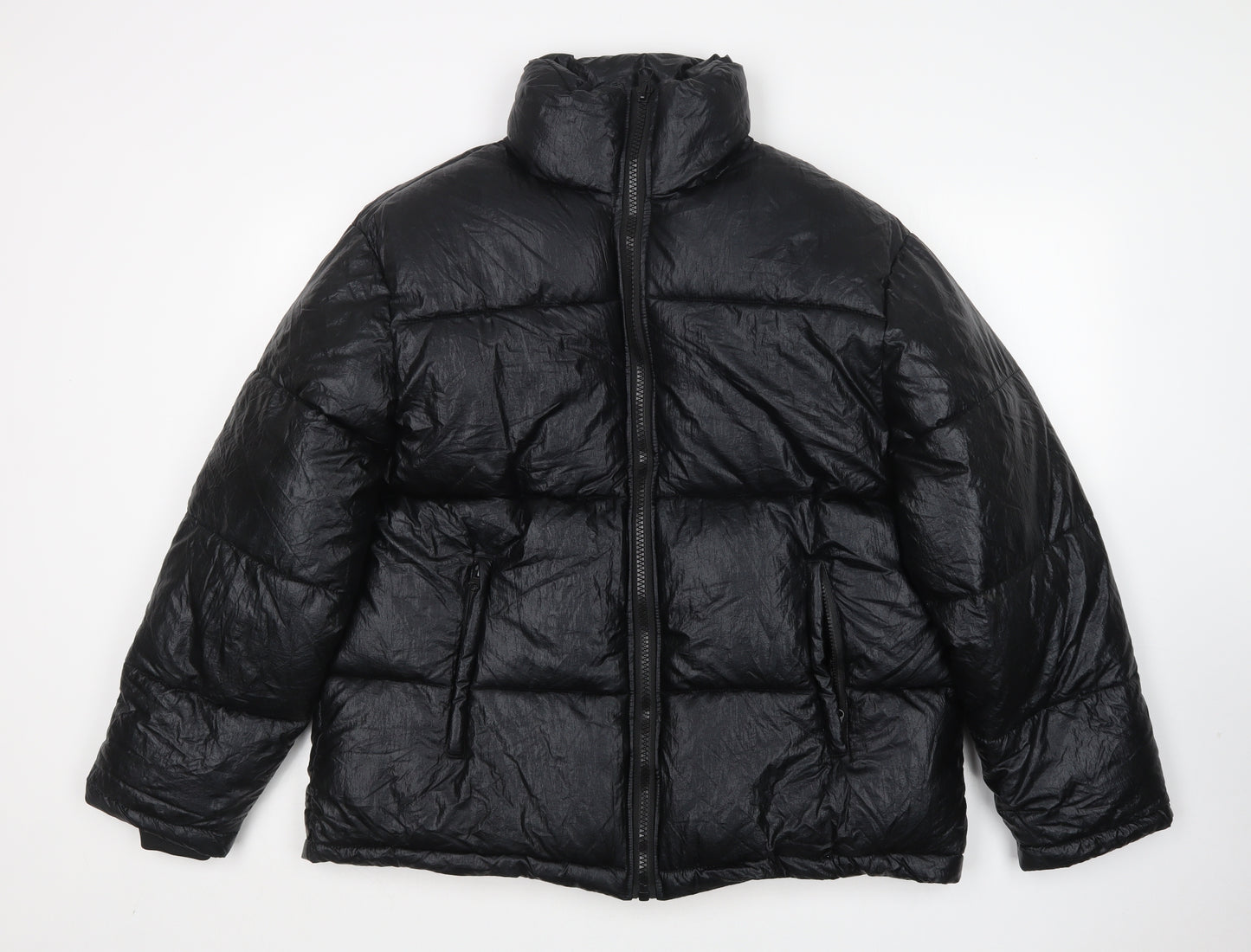 Primark Mens Black   Puffer Jacket Jacket Size M