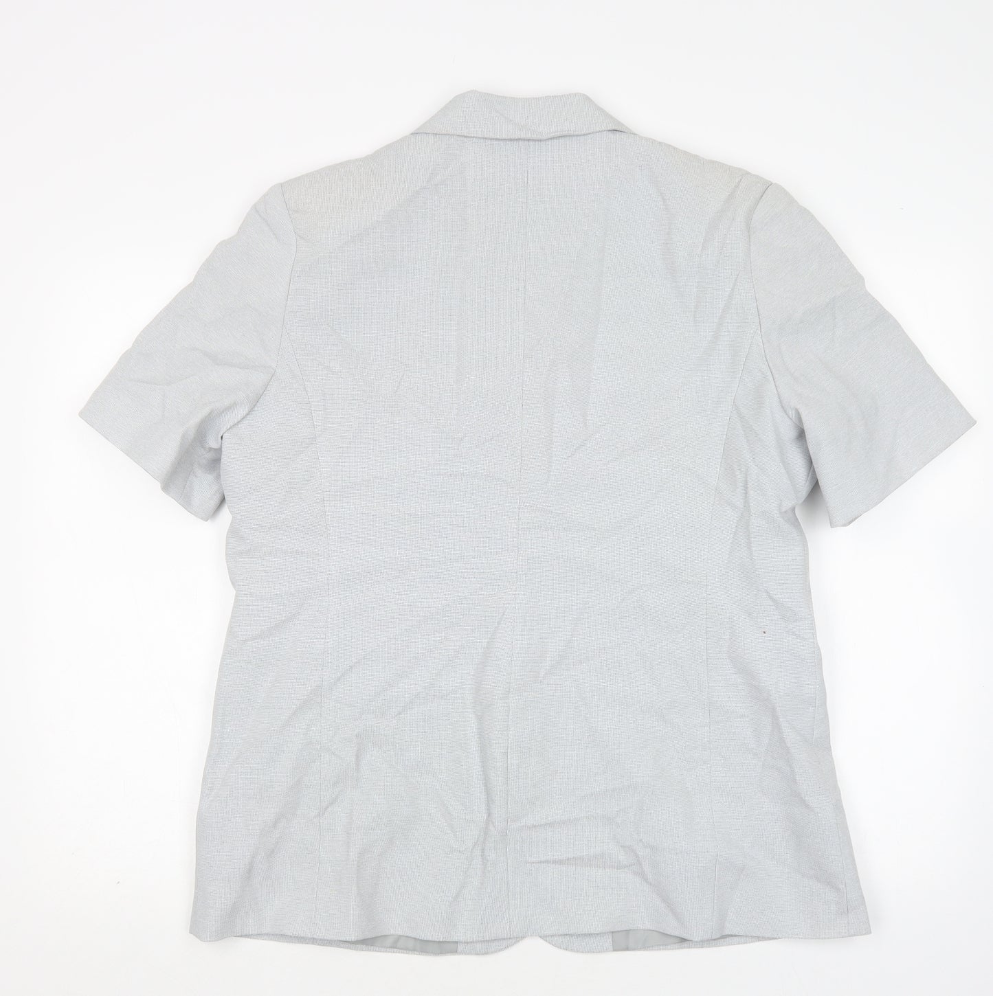 Bonmarché Womens Grey  Polyester Jacket Blazer Size 18