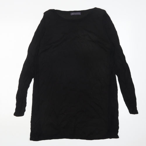 M&S Womens Multicoloured Round Neck  Acrylic Pullover Jumper Size 12