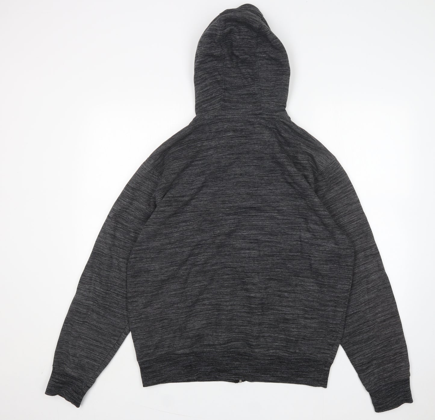 F&F Mens Grey  Cotton Full Zip Hoodie Size XL