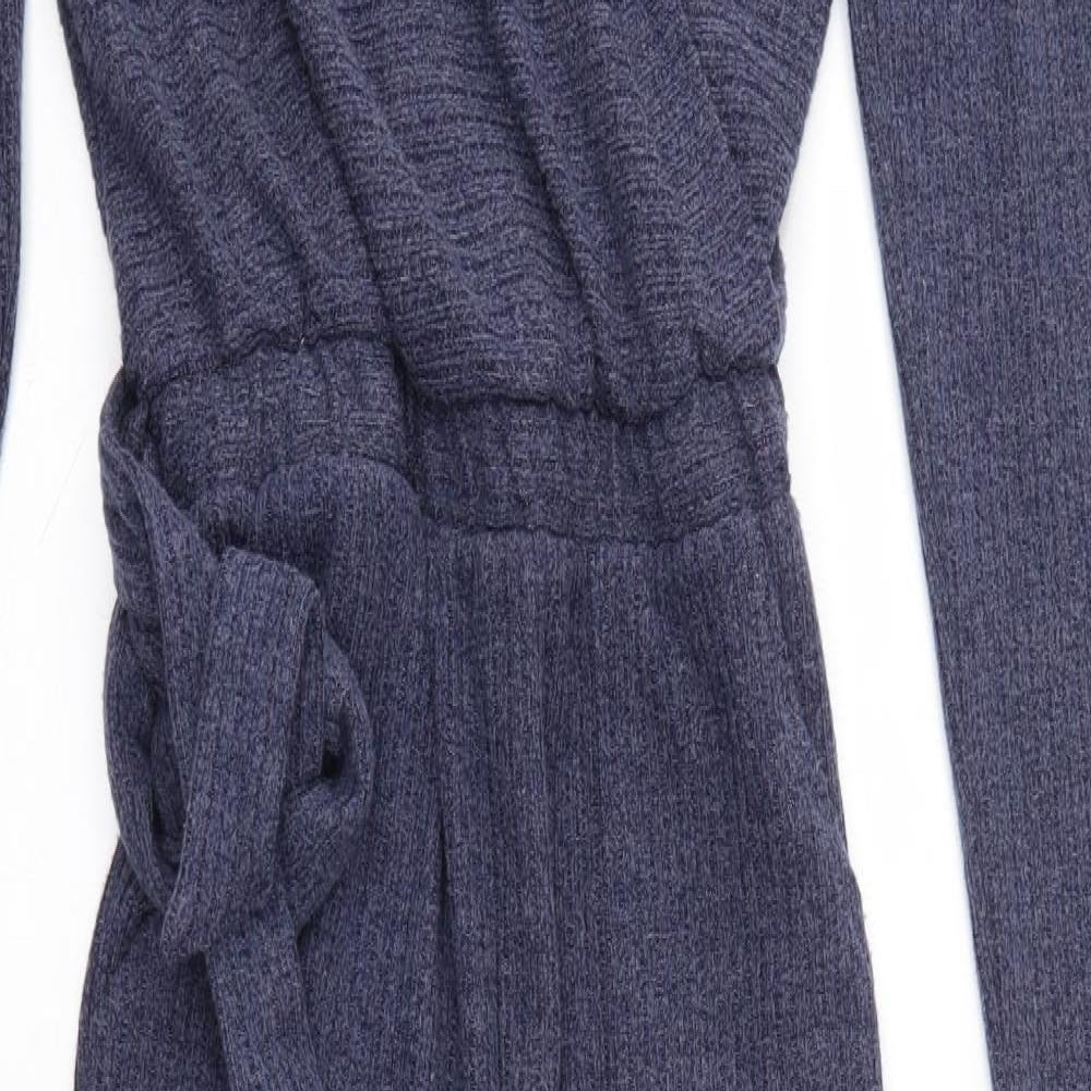 George Womens Blue Solid Polyester Top One Piece Size S