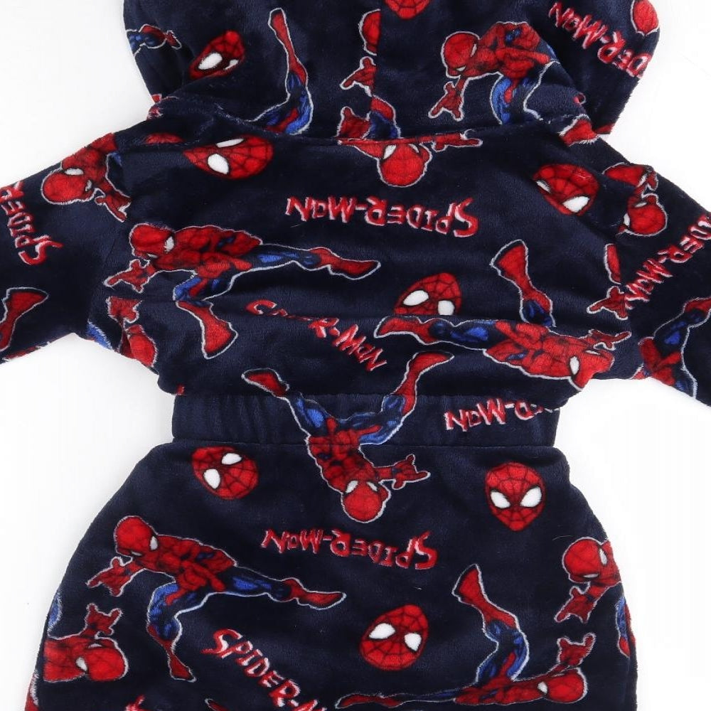 Primark Boys Multicoloured Solid Polyester  Robe Size 3-4 Years   - Spiderman