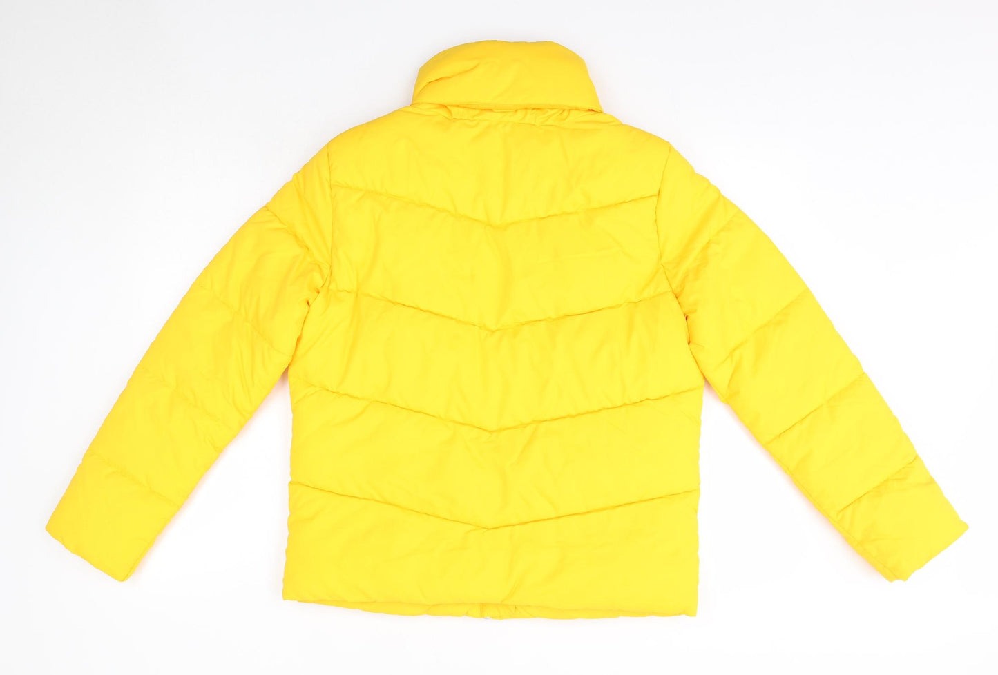Matalan Womens Yellow   Puffer Jacket Coat Size 10