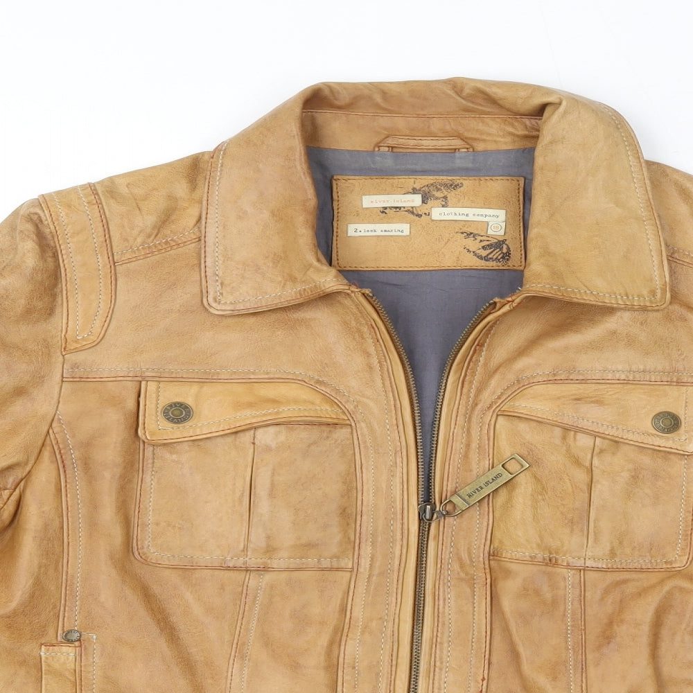 River Island Womens Brown   Overcoat Coat Size 18