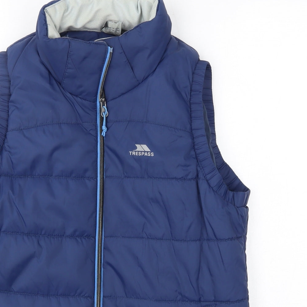 Trespass Womens Blue   Gilet Coat Size L