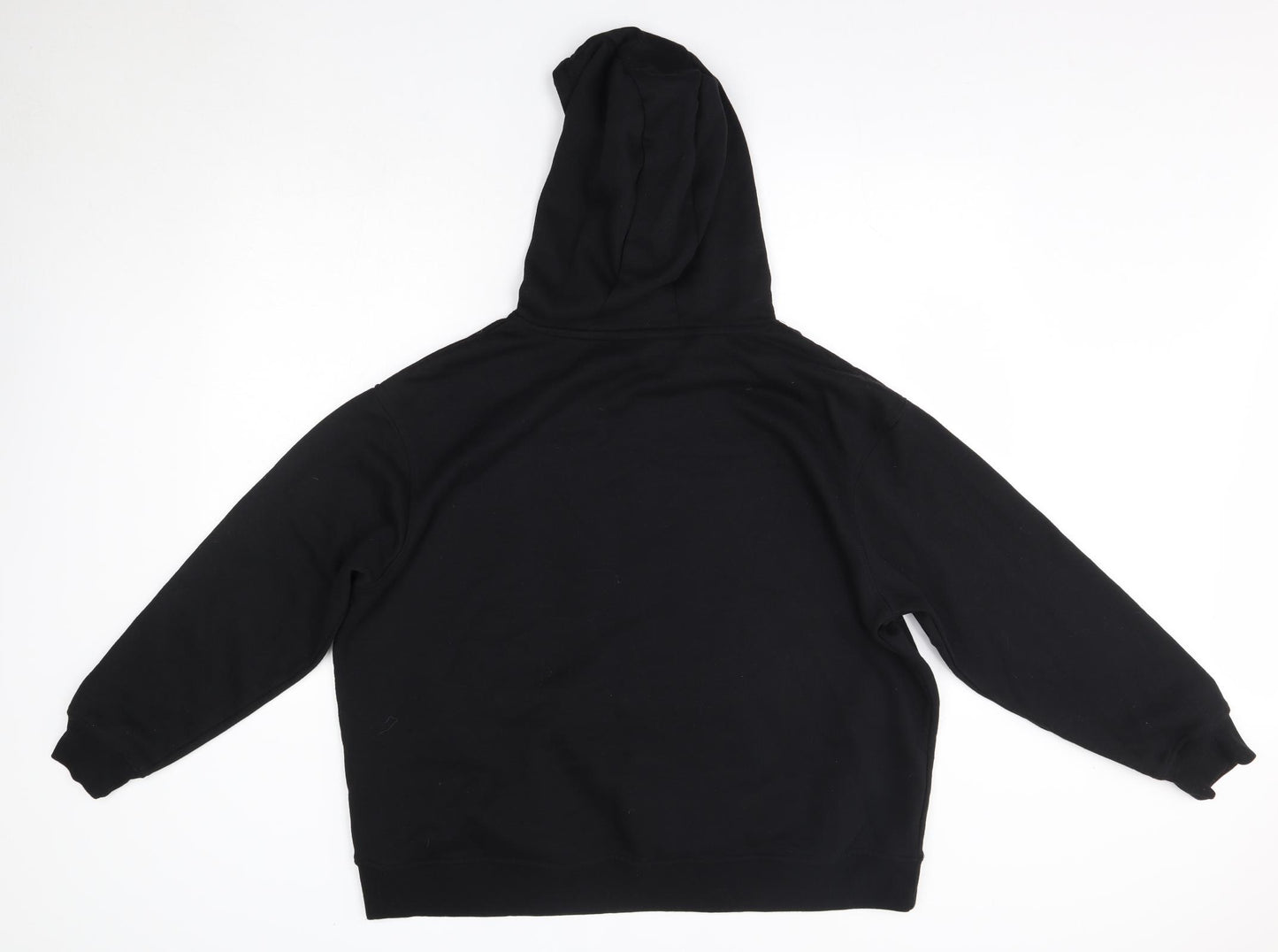 Primark Mens Black  Polyester Pullover Hoodie Size XL