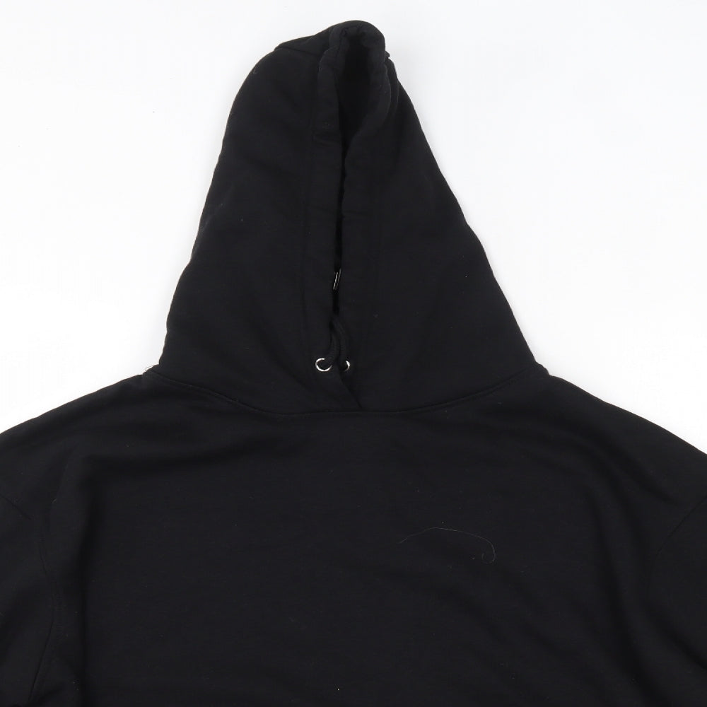 Primark Mens Black  Polyester Pullover Hoodie Size XL