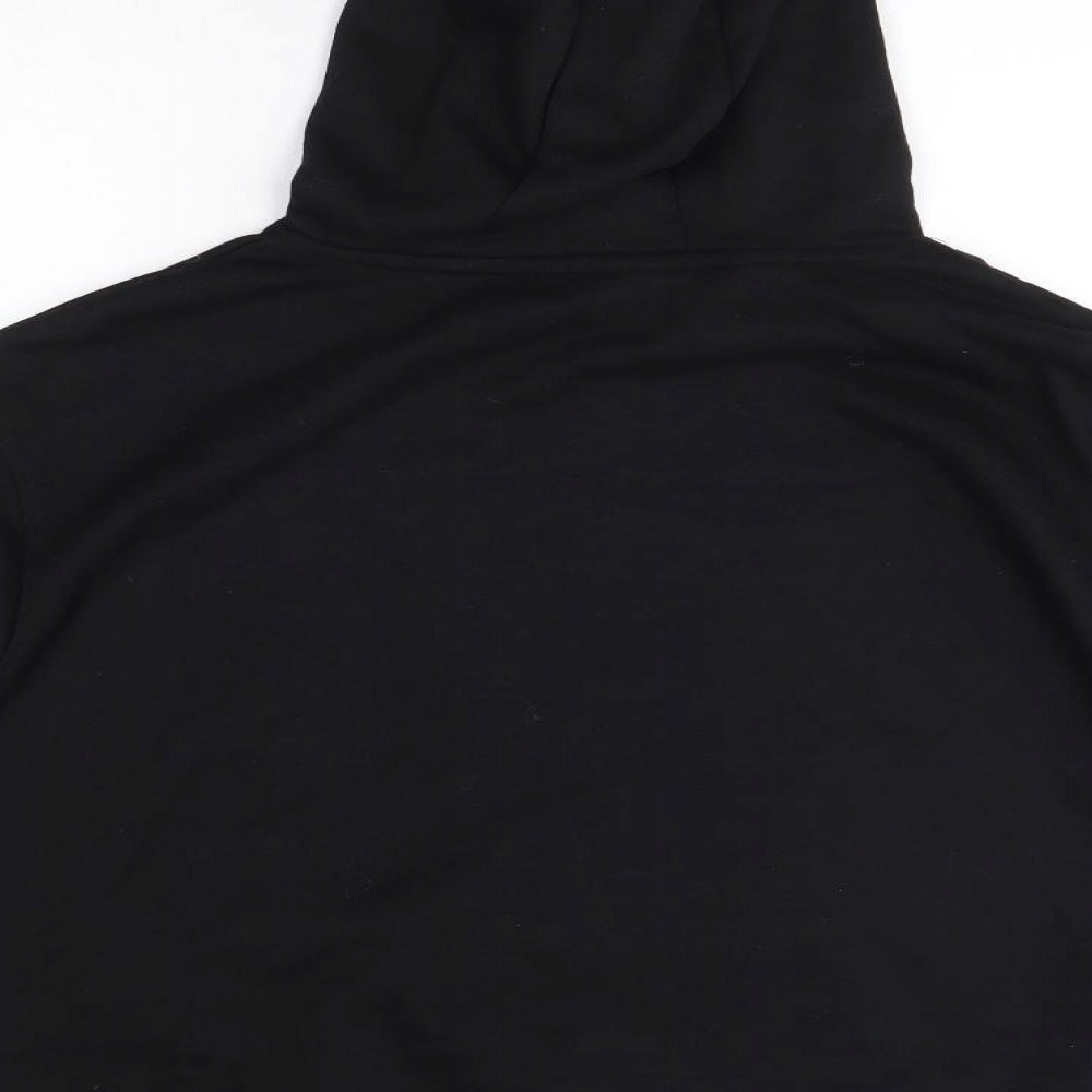 Primark Mens Black  Polyester Pullover Hoodie Size XL