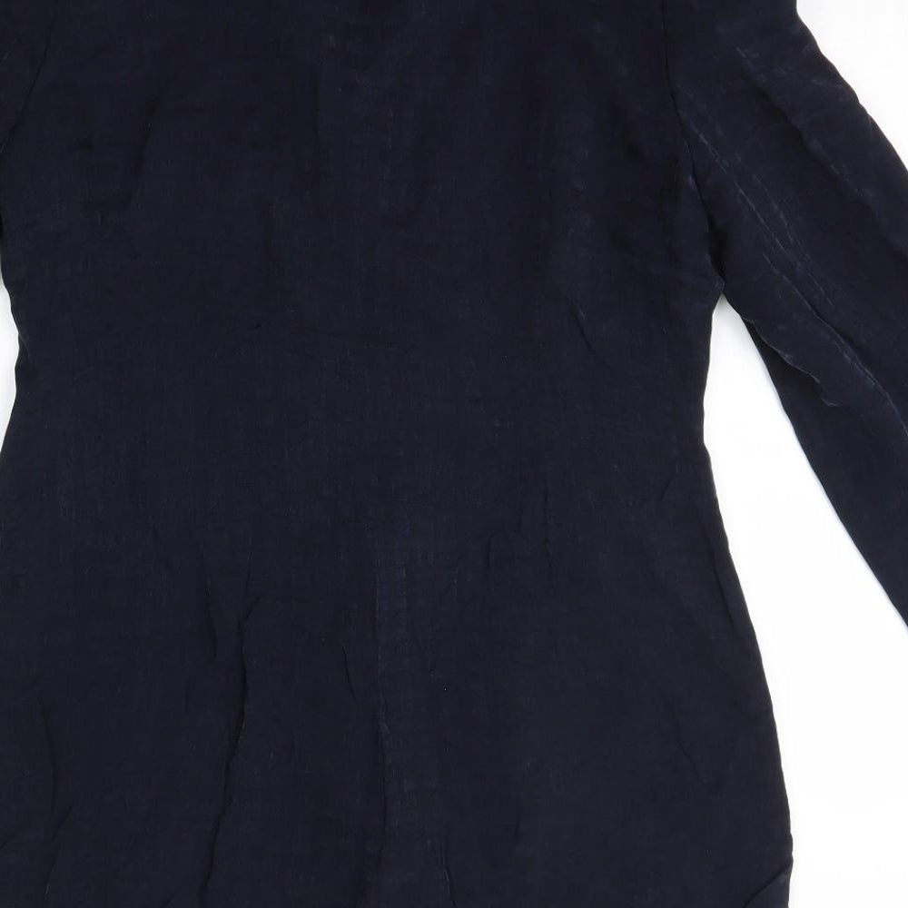 Precis Petite Womens Blue   Overcoat Coat Size 14