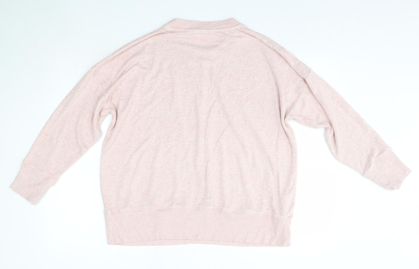 NEXT Womens Pink Round Neck  Viscose Pullover Jumper Size 22