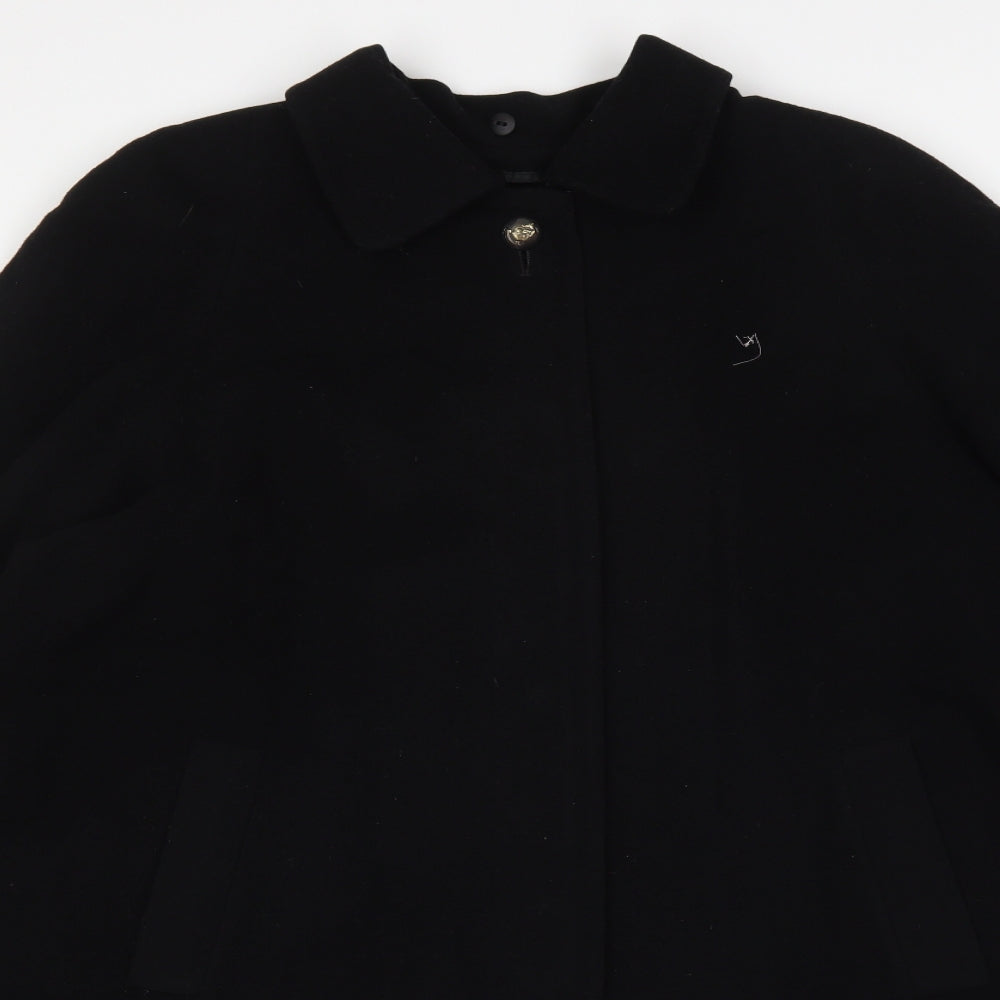 Precis  Womens Black   Overcoat Coat Size S