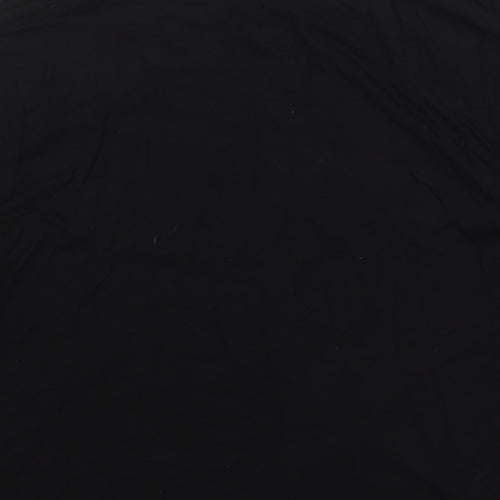 M&S Womens Black  Viscose Basic T-Shirt Size 20 Square Neck