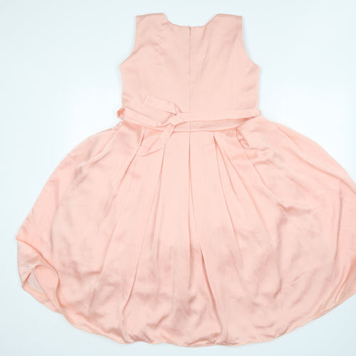 Saimon Collection Womens Pink   Fit & Flare  Size 10  Round Neck
