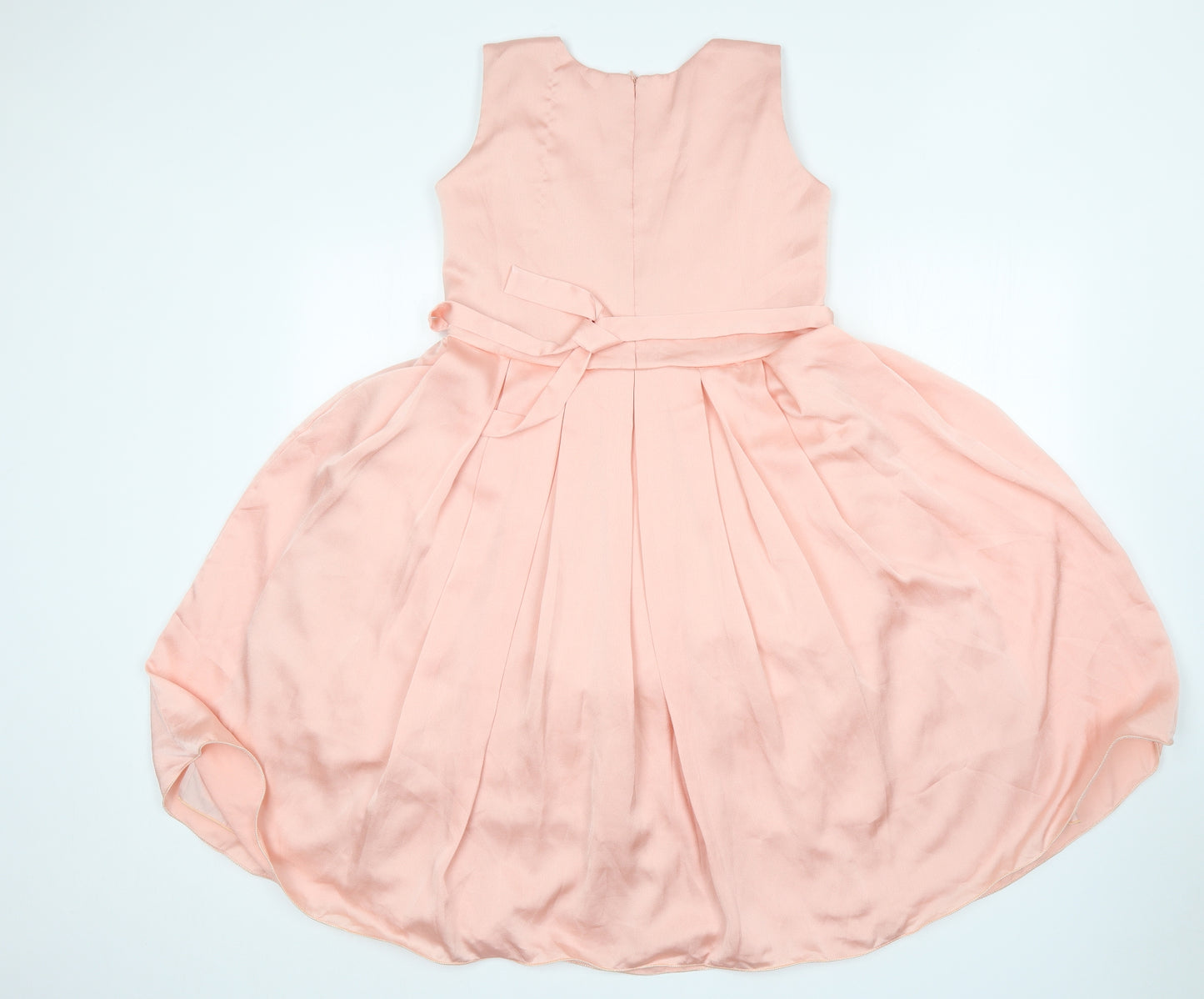 Saimon Collection Womens Pink   Fit & Flare  Size 10  Round Neck