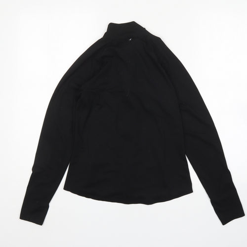 Primark Womens Black  Polyester Full Zip Sweatshirt Size XS