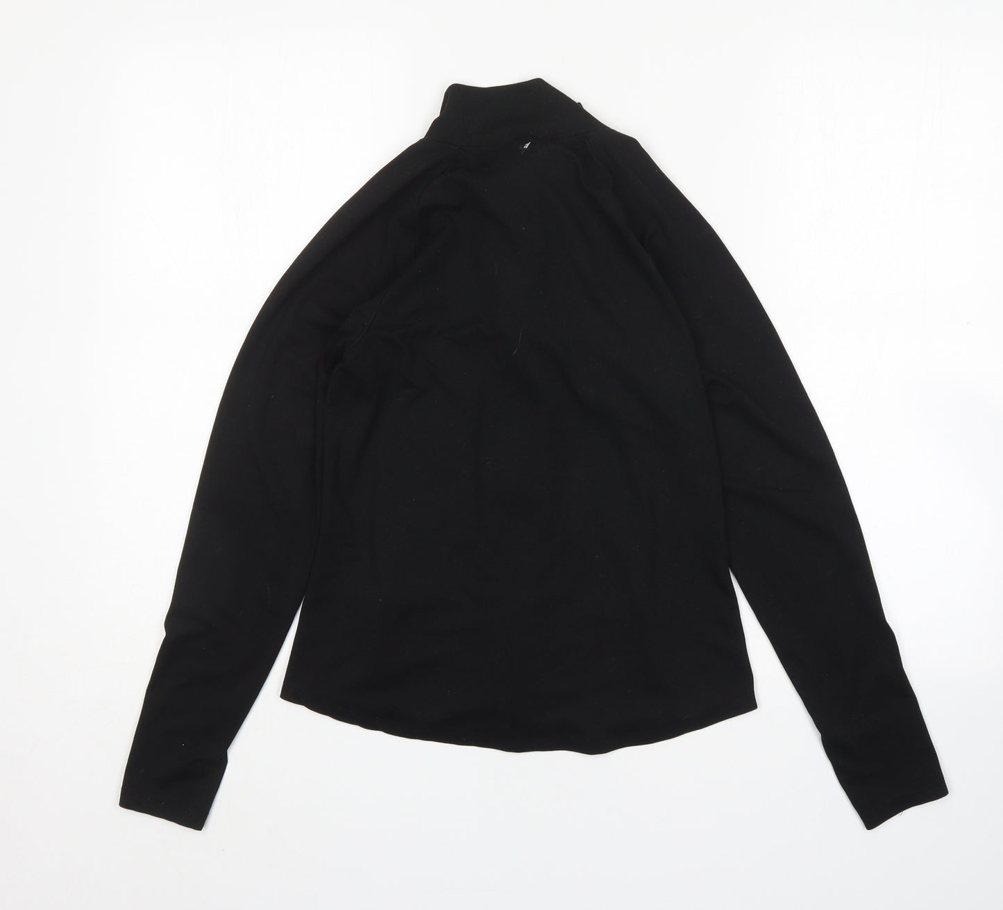 Primark Womens Black  Polyester Full Zip Sweatshirt Size XS