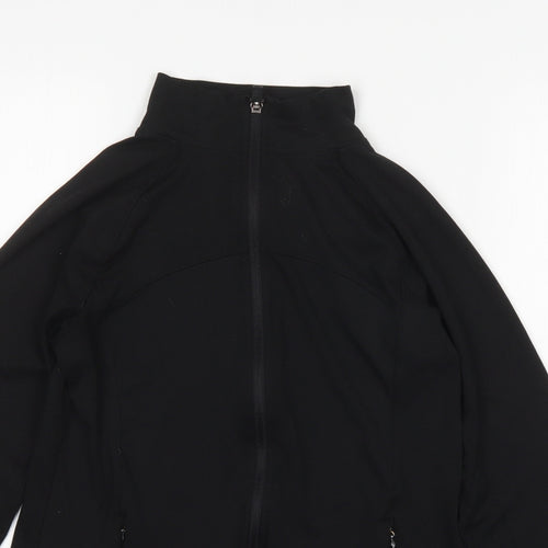 Primark Womens Black  Polyester Full Zip Sweatshirt Size XS
