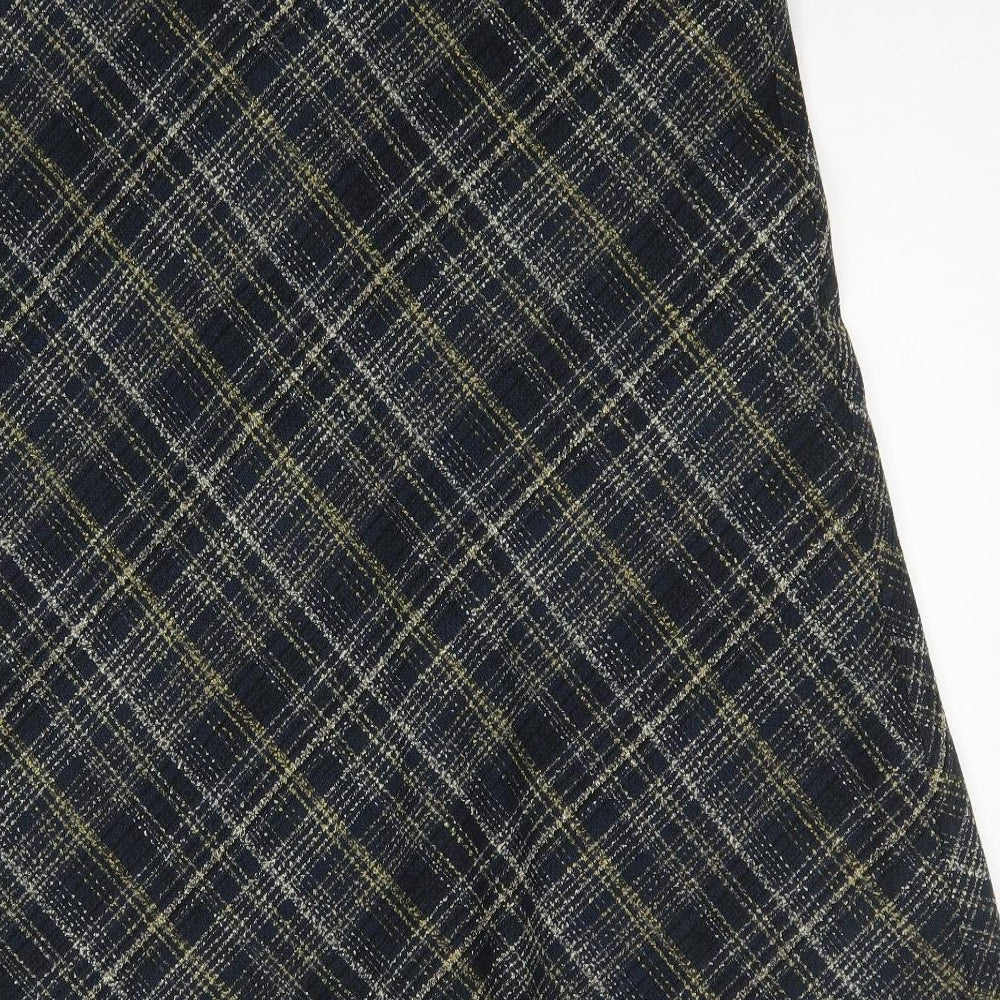 Eastex Womens Multicoloured Plaid Acrylic A-Line Skirt Size 12