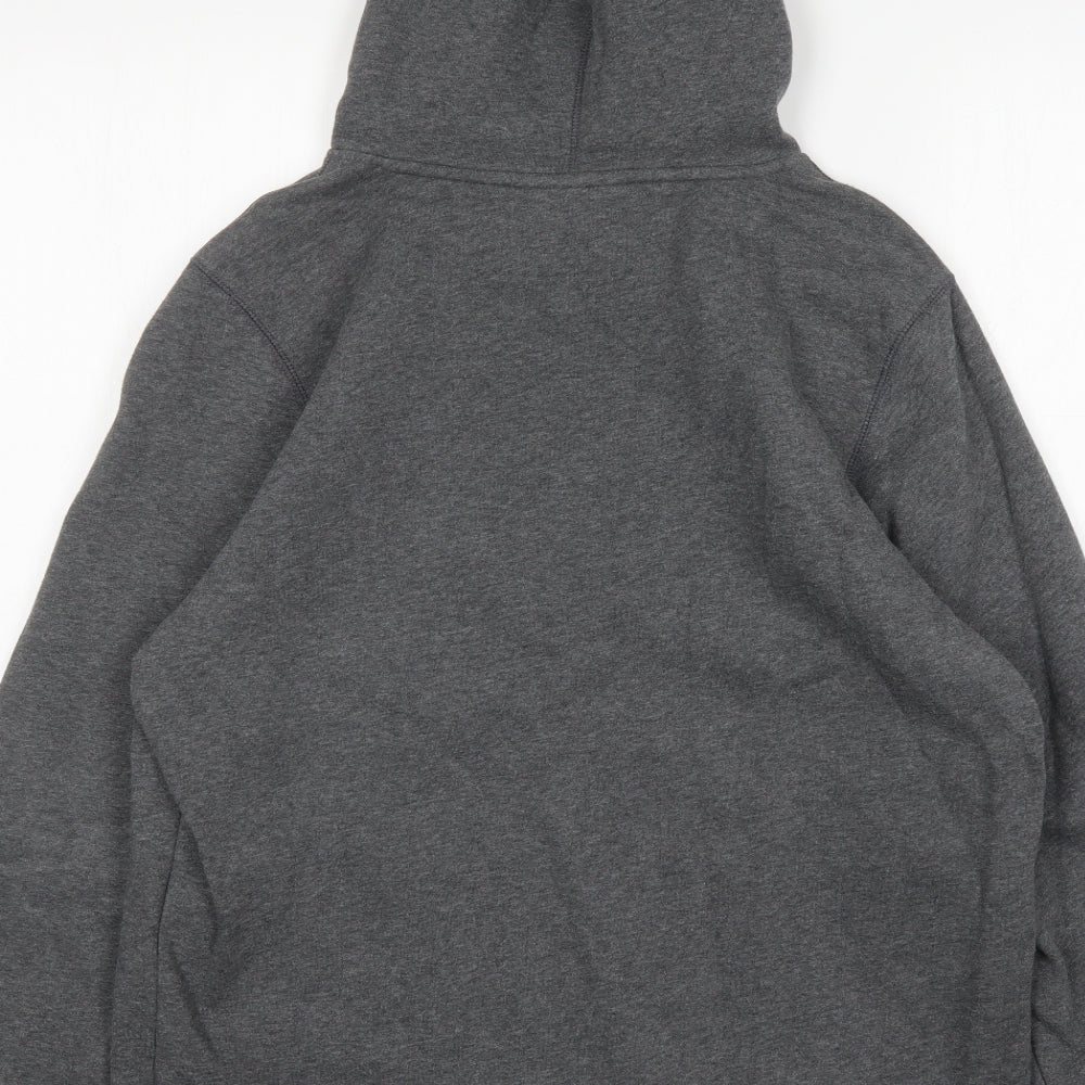 Under armour Mens Grey  Cotton Pullover Hoodie Size L