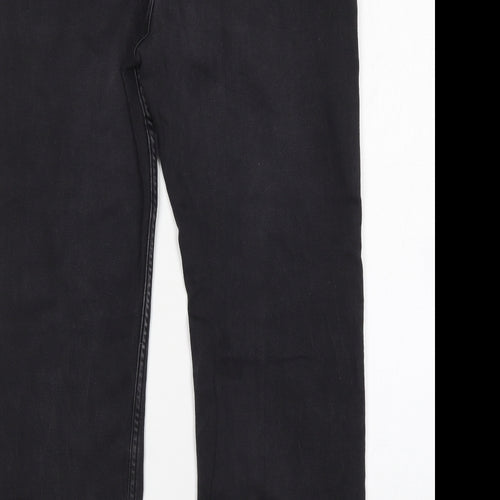 Per Una Womens Black  Cotton Skinny Jeans Size 16 L30 in Regular