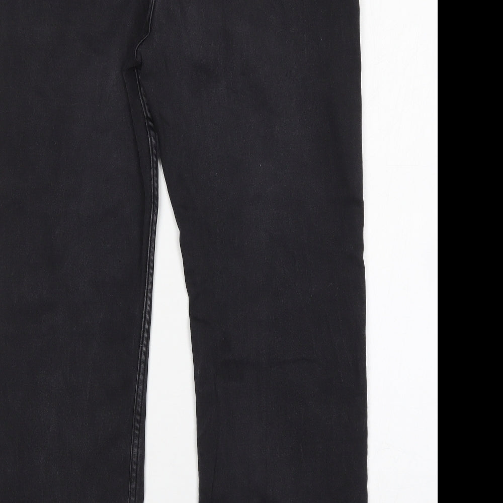 Per Una Womens Black  Cotton Skinny Jeans Size 16 L30 in Regular