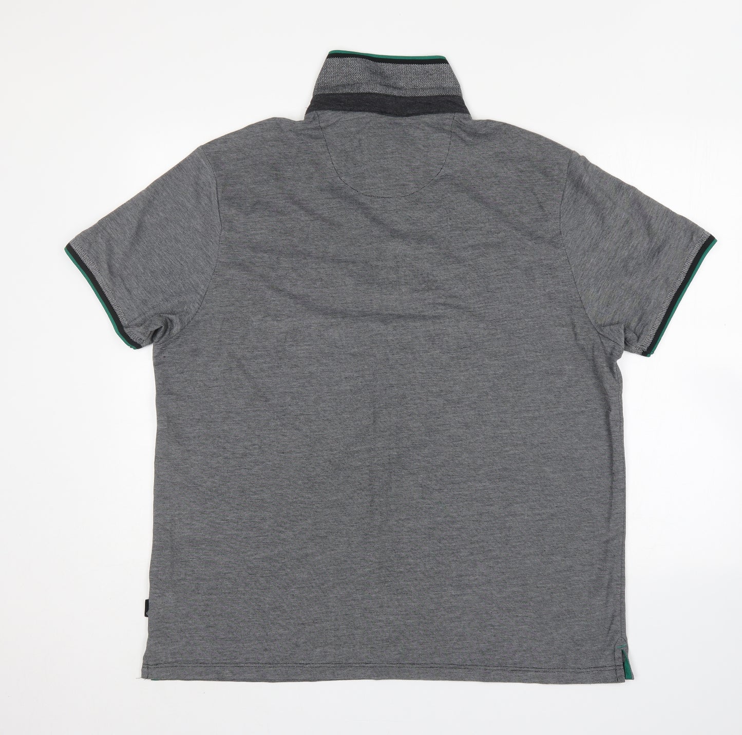 Burton Mens Grey  Polyester  Polo Size XL Collared