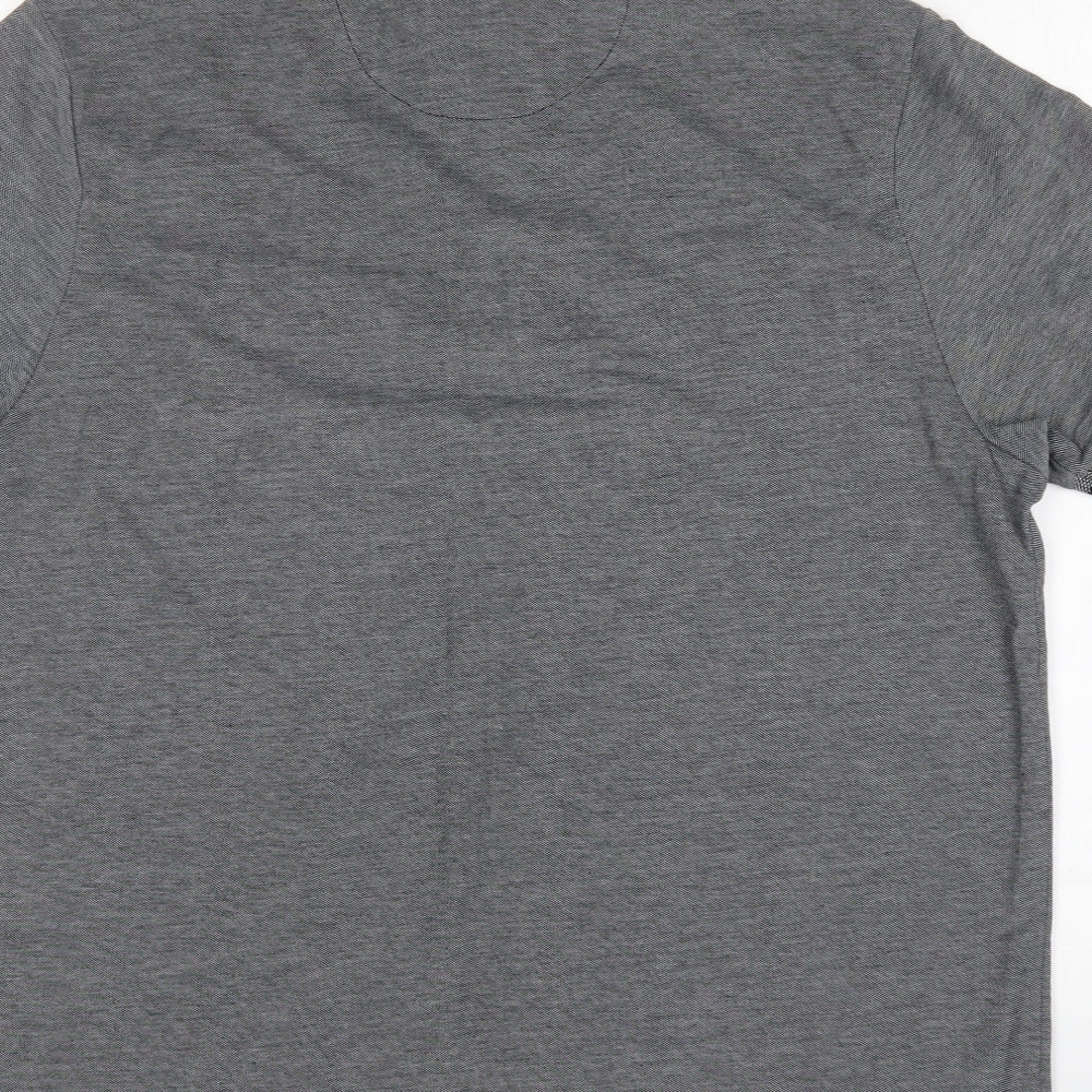 Burton Mens Grey  Polyester  Polo Size XL Collared