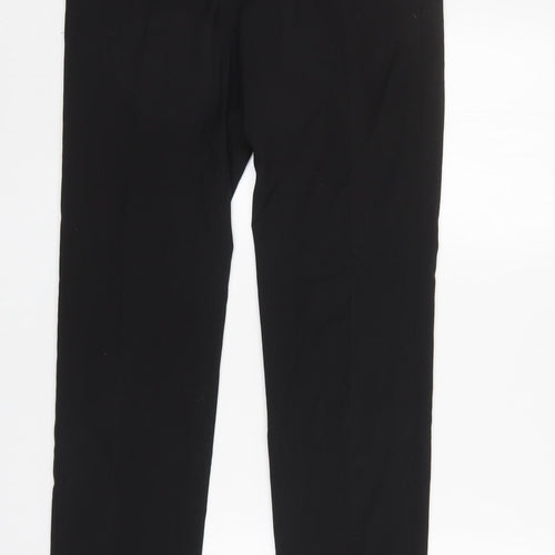 NEXT Mens Black  Polyester Trousers  Size 30 L33 in Regular