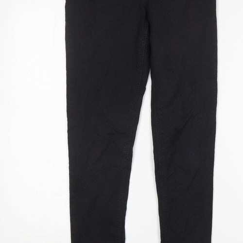 F&F Womens Black  Cotton Skinny Jeans Size 6 L30 in Regular